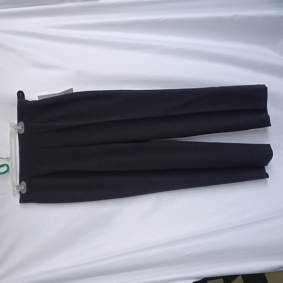 NWT Womens Petite Size 6P Coldwater Creek Black Straight Leg Dress Pants - Picture 1 of 9